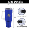 Sigma Gamma Rho 40oz Tumbler with White Handle