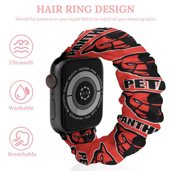 Petal Panthers School Scrunchie Apple Watch Band