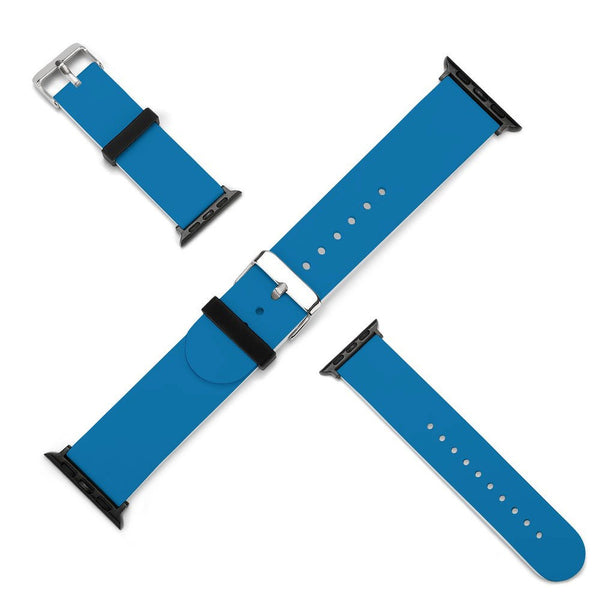 Aqua Silicone Apple Watch Band