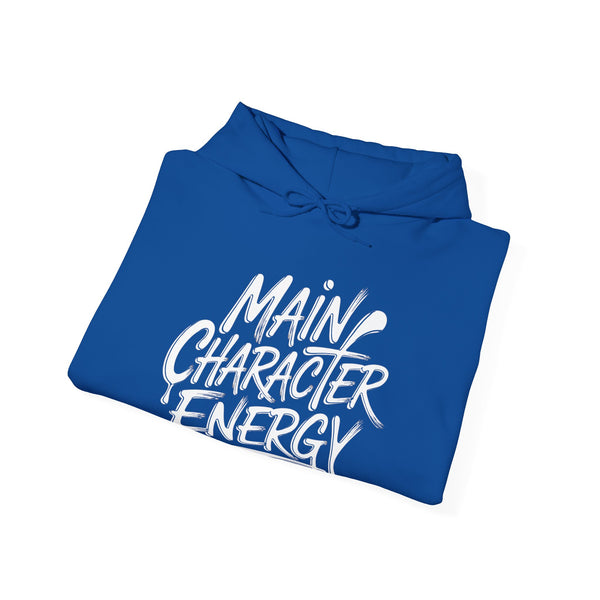 Main Character Energy Hoodie | Unisex Heavy Blend Hooded Sweatshirt, Cozy Layer, Gift for Her, Gift for Him, Streetwear, Unique Statement Piece