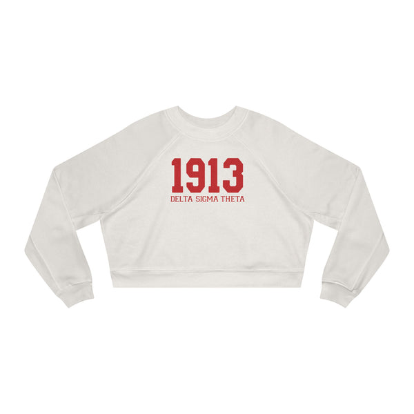 Delta Sigma Theta Sorority, Inc. 1913 Women's Cropped Fleece Pullover