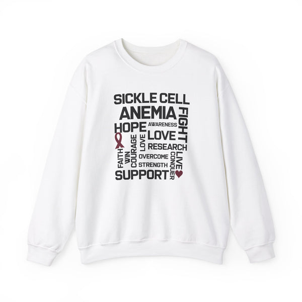 Sickle Cell Awareness Unisex Heavy Blend Crewneck Sweatshirt