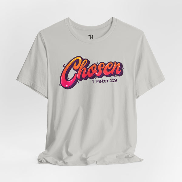Chosen Unisex Jersey Tee - Inspirational Faith Shirt for Everyday Wear