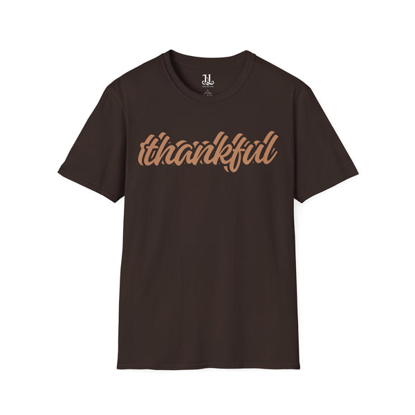 Thankful Unisex Softstyle T-Shirt - Perfect for Thanksgiving, Casual Wear, Gifts, Cozy Vibes, Everyday Comfort
