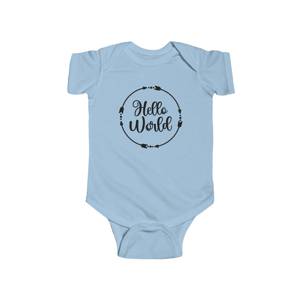 Hello World Infant Fine Jersey Bodysuit