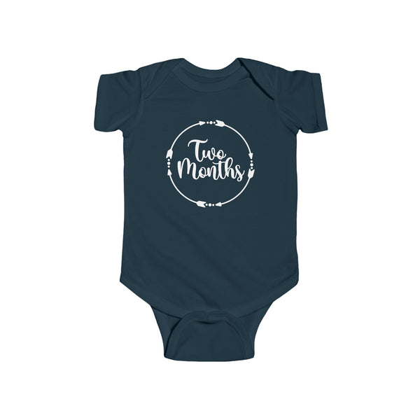 Two Months Milestone Infant Fine Jersey Bodysuit, Making Memories, Baby Pictures, 2 months