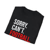 Football-Themed Unisex Softstyle T-Shirt | Perfect Gift for Sports Lovers, Casual Wear, Game Day, Birthday Celebrations