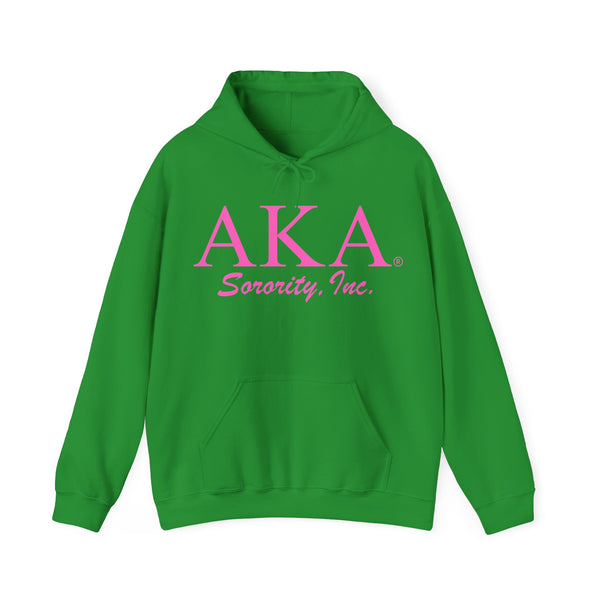 AKA Sorority Heavy Blend Hoodie | Cozy Unisex Sweatshirt for Sorority Events, Graduation, Gifts, Casual Wear, Team Spirit
