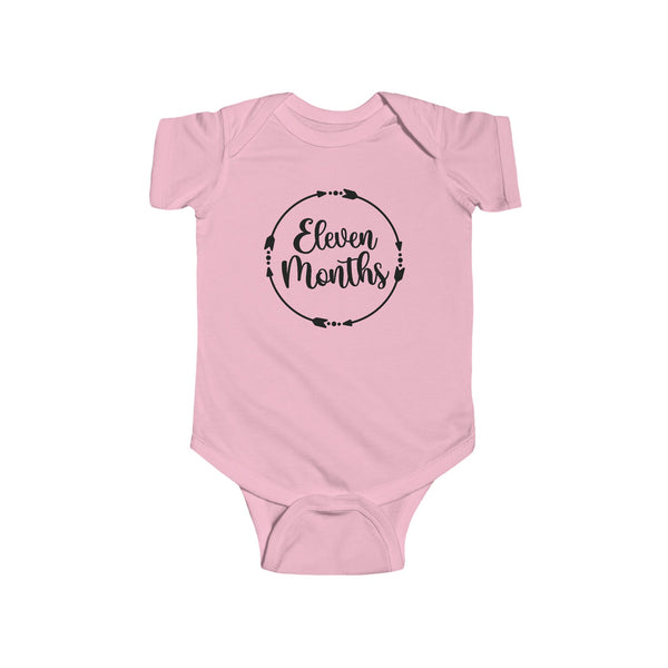 Eleven Months Milestone Infant Fine Jersey Bodysuit, Making Memories, Baby Pictures, 11 Months