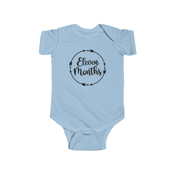 Eleven Months Milestone Infant Fine Jersey Bodysuit, Making Memories, Baby Pictures, 11 Months