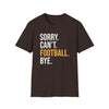 Football-Themed Unisex Softstyle T-Shirt | Perfect Gift for Sports Lovers, Casual Wear, Game Day, Birthday Celebrations