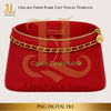 Chaos Coordinator Paper Purse Template Digital Download PNG Instant Digital Only File