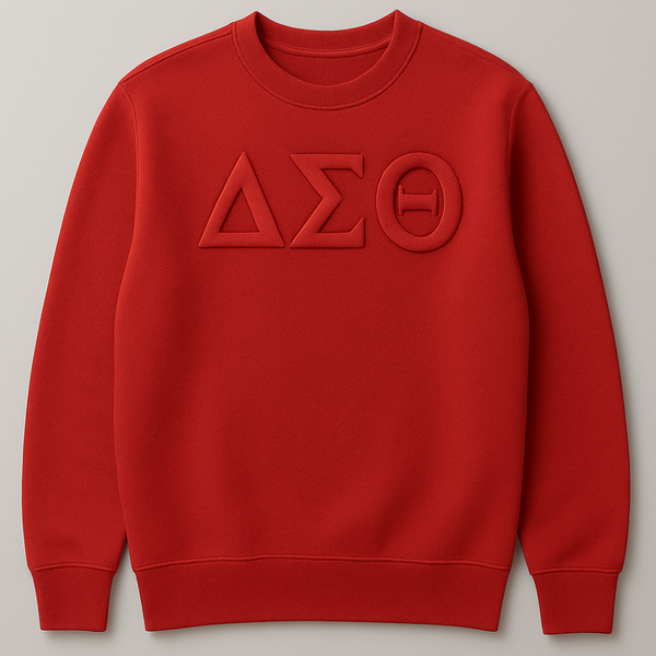 Delta Sigma Theta Puff Monotone Classic Sweatshirt, Sorority, Inc. 1913