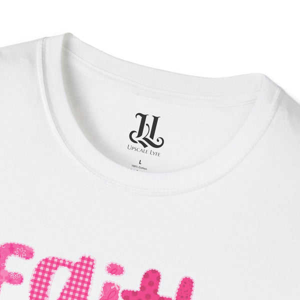 Faith, Hope, Love Unisex Inspirational T-Shirt, Gift for Cancer Awareness, Supportive Apparel, Positive Message Tee