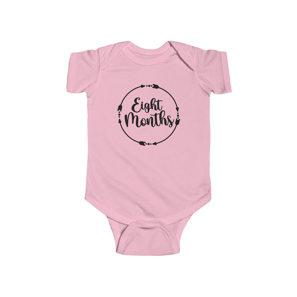 Eight Months Milestone Infant Fine Jersey Bodysuit, Making Memories, Baby Pictures, 8 months
