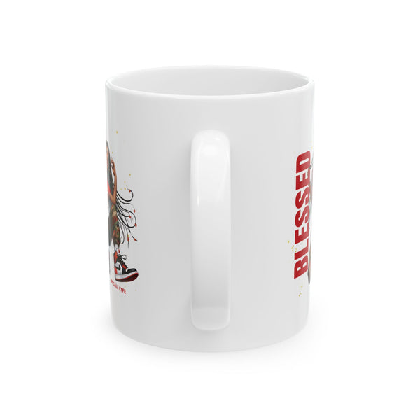 Blessed Woman Ceramic Mug, (11oz, 15oz)