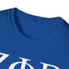ZΦB Sorority Unisex Softstyle T-Shirt, Greek Life Apparel, Sorority Gift, Casual Wear, College Spirit Wear, Blue Sorority Tee