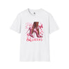 Fight Like A Queen, Sparkly High Heel Queen T-Shirt, Empowerment Tee, Fight Like a Queen Shirt, Gift for Her, Feminist Apparel, Pink High Heels Shirt