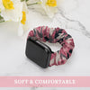 Pink Camo Scrunchie Apple Watch Band