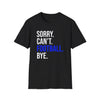Football-Themed Unisex Softstyle T-Shirt | Perfect Gift for Sports Lovers, Casual Wear, Game Day, Birthday Celebrations