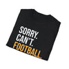 Football-Themed Unisex Softstyle T-Shirt | Perfect Gift for Sports Lovers, Casual Wear, Game Day, Birthday Celebrations