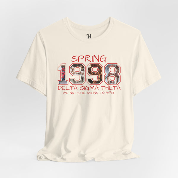 Personalized Delta Sigma Theta Line Anniversary, Pledging, Crossing Momento Unisex Softstyle T-Shirt, Delta Sigma Theta Sorority, 1913