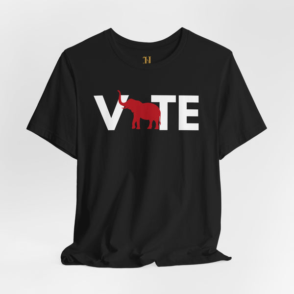 Elephant VOTE Unisex Jersey Short Sleeve T-Shirt