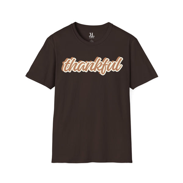 Thankful Unisex Softstyle T-Shirt - Perfect for Thanksgiving, Casual Wear, Gifts, Cozy Vibes, Everyday Comfort