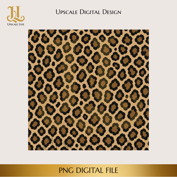 Leopard Digital Download PNG Instant Digital Only File