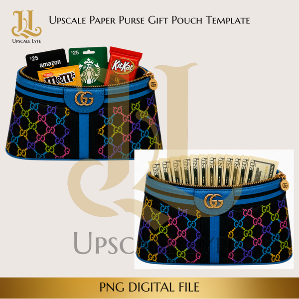 Signature Paper Purse Template Digital Download PNG Instant Digital Only File