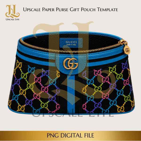 Signature Paper Purse Template Digital Download PNG Instant Digital Only File