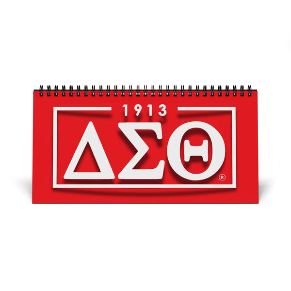 Delta Sigma Theta Desktop Calendar (2025 grid)