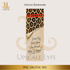 Leopard Bookmark Template Digital Download PNG Instant Digital Only File