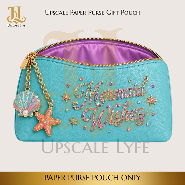 Mermaid Wishes Flat or Standing Paper Purse Gift Greeting™