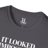 It Looked Impossible But God T-Shirt — Inspirational Christian Faith Tee