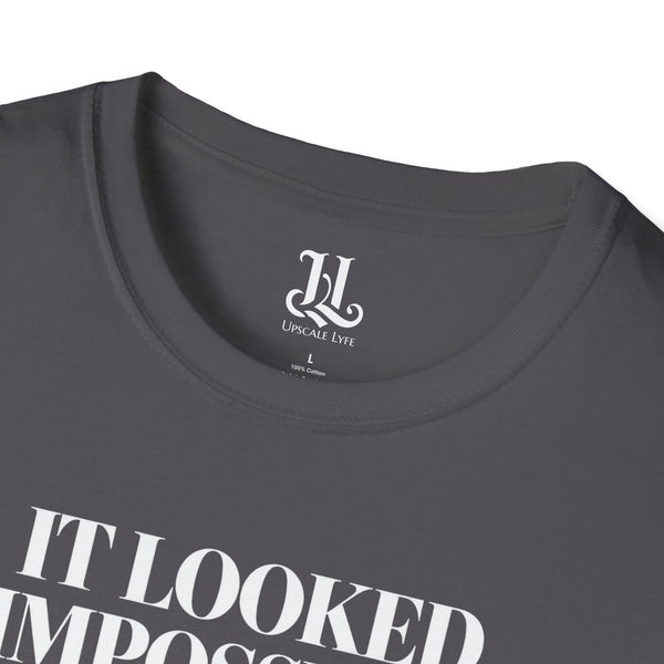 It Looked Impossible But God T-Shirt — Inspirational Christian Faith Tee