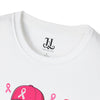 Pink Ribbon Fighter T-Shirt, Breast Cancer Awareness, Unisex Tee, Gym Shirt, Supportive Gift, Fitness Apparel