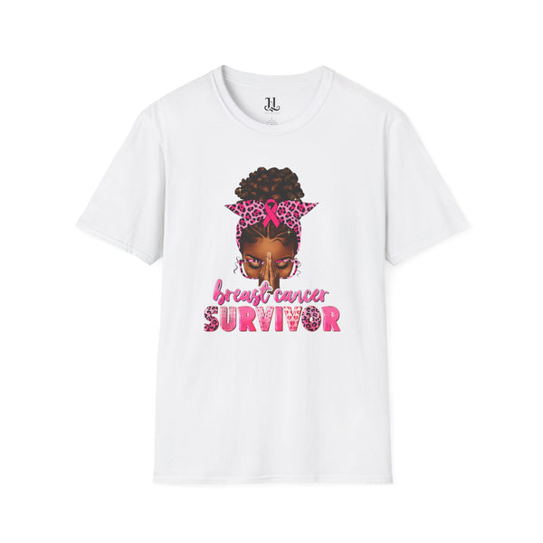 Breast Cancer Survivor T-Shirt, Empowering Tee for Fighters, Softstyle Unisex Shirt, Cancer Awareness Gift, Inspirational Apparel