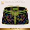 Signature Paper Purse Template Digital Download PNG Instant Digital Only File