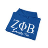 ZΦB Cozy Unisex Hooded Sweatshirt, Zeta Phi Beta - Perfect for Casual Days, Gift for Friends, Unisex Style, Fall or Winter Wear, Great for Lounging