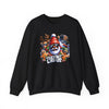 Holiday Crewneck Sweatshirt — "They Not Like Us" Festive Panda & Friends Graphic