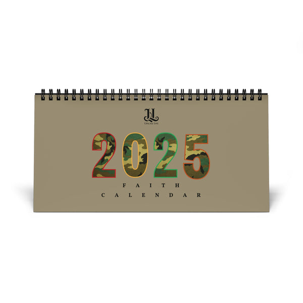 2025 Faith Desktop Calendar