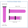 Lilac Silicone Apple Watch Band