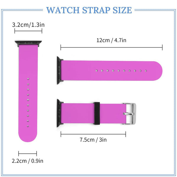 Lilac Silicone Apple Watch Band