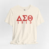 Delta Sigma Theta 1913 Unisex Jersey Short Sleeve T-Shirt, Delta Sigma Theta Sorority, 1913