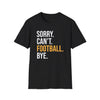 Football-Themed Unisex Softstyle T-Shirt | Perfect Gift for Sports Lovers, Casual Wear, Game Day, Birthday Celebrations