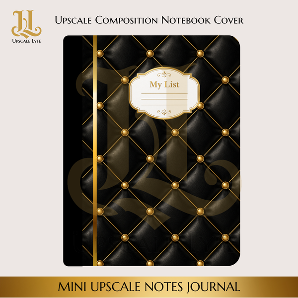 Upscale Notes Set - Luxury Black & Gold