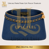 Jean Paper Purse Template Digital Download PNG Instant Digital Only File