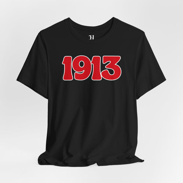 1913, Delta Sigma Theta 1913 Unisex Jersey Short Sleeve T-Shirt, Sorority, Inc