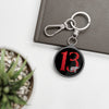 Delta Sigma Theta Line Number Keyring Tag